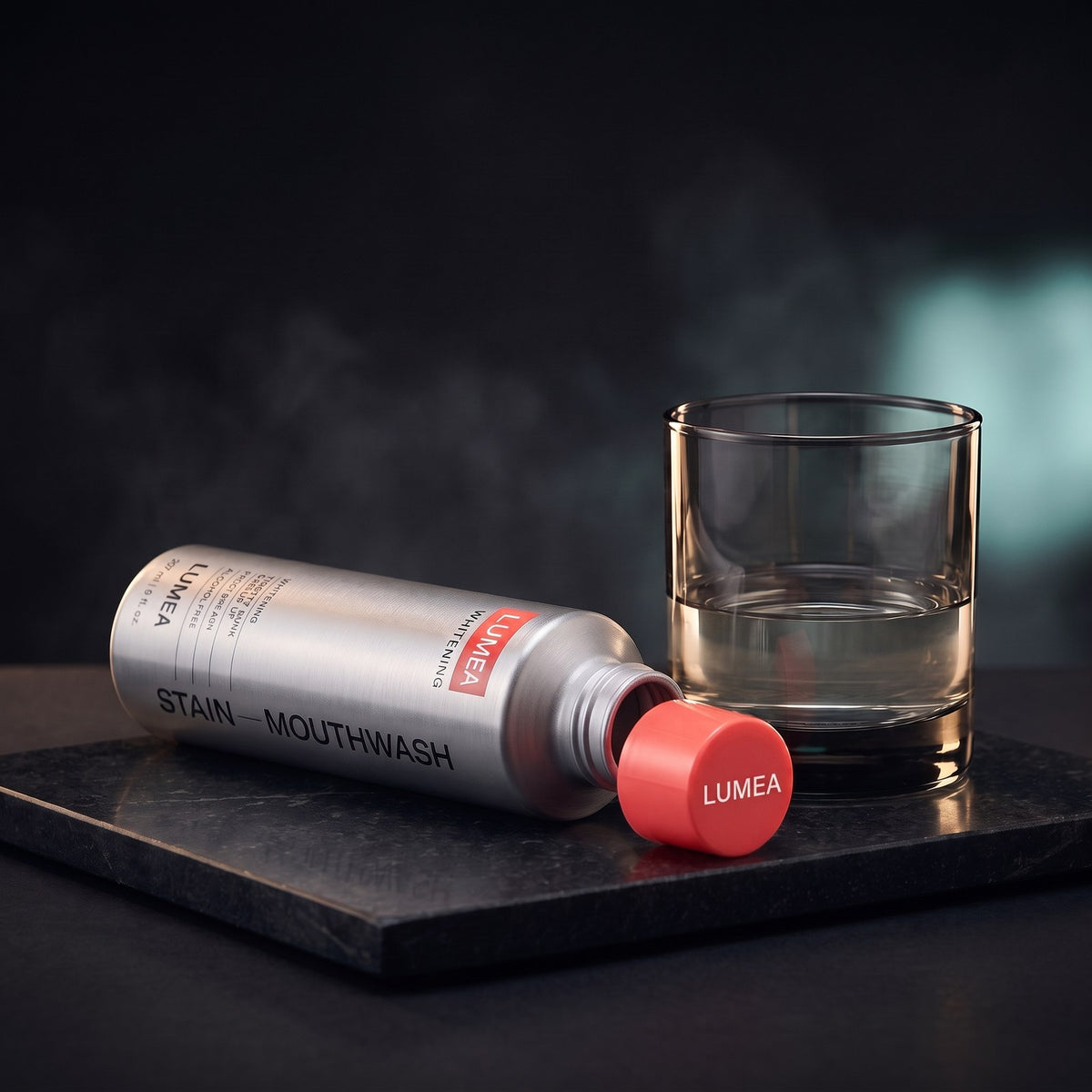 Apă de gură · Îndepărtează petele · Fără alcool · 237 ml