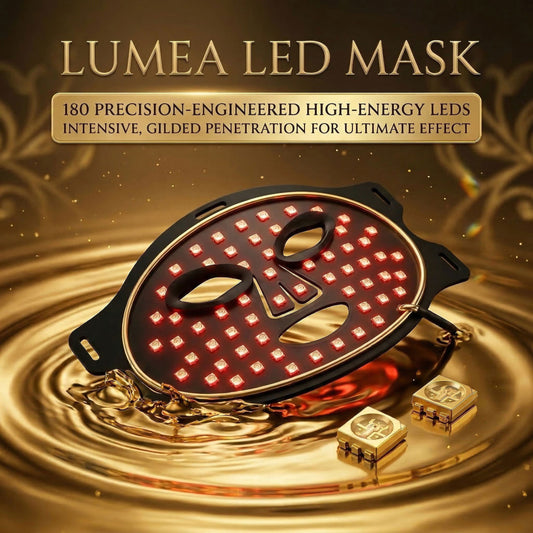 Mască LED terapeutică · 7 culori · 180 LED-uri